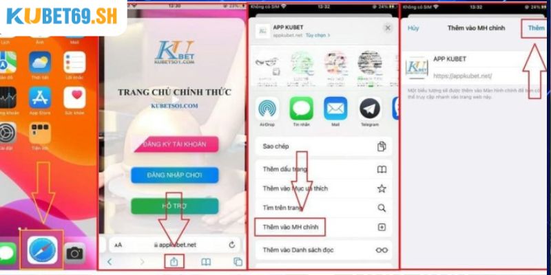 Các bước tải app KUBET chi tiết dành cho điện thoại